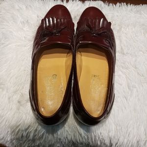 Salvatore Ferragamo Burgundy Brown Bordeaux Calf